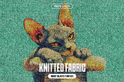 Knitted Fabric Photo Effect, a Layer Style Add-On by iDoodle Studio (Thumbnail 1 of 5)