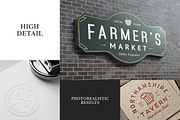 10 Logo/Badge Mock-Ups Vol.4, a Shirt Mockup by GraphicBurger (Thumbnail 3 of 5)