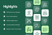 Medical Treatment Icons Set, an Outline Icon by Prosymbols (Thumbnail 2 of 8)