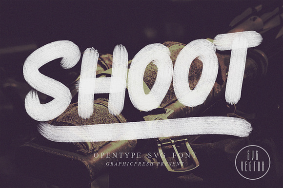 Shoot SVG Font preview 8