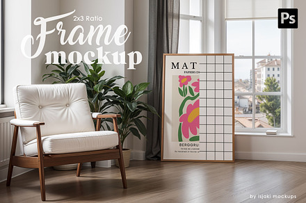 Interior Frame Mockup | 2x3 Ratio