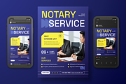 Notary Service Flyer Set, a Flyer Template by Annora Studio (Thumbnail 2 of 6)