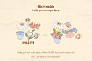 Flower power - retro groovy bundle, an Object Illustration by Huxmay (Thumbnail 7 of 13)