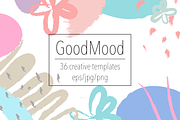 GOOD_MOOD CREATIVE CARDS, a Pattern Graphic by DinaraChernaya (Thumbnail 1 of 7)