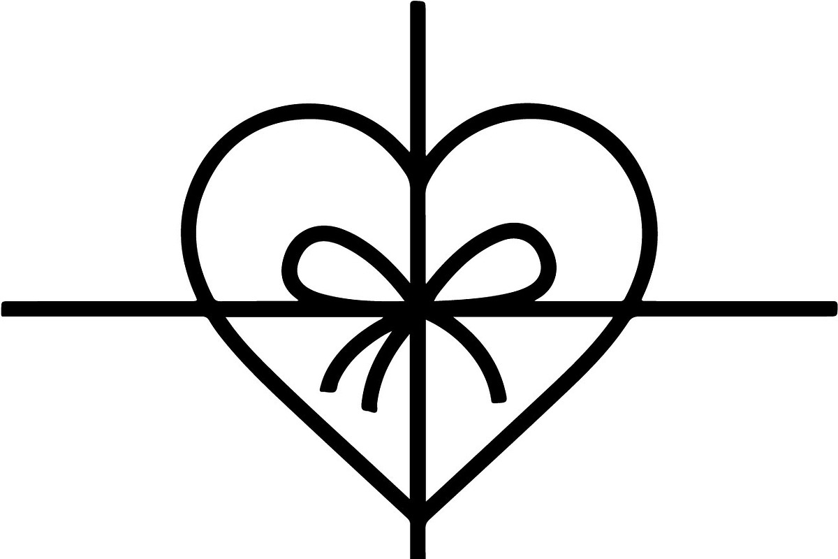 Black Heart Love Silhouette Icons Se, an Illustration by Designer_Momina (Photo 10 of 18)