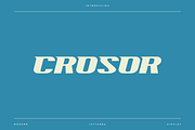 Crosor - Modern Sport Typeface, a Font by Letterna (Thumbnail 1 of 4)