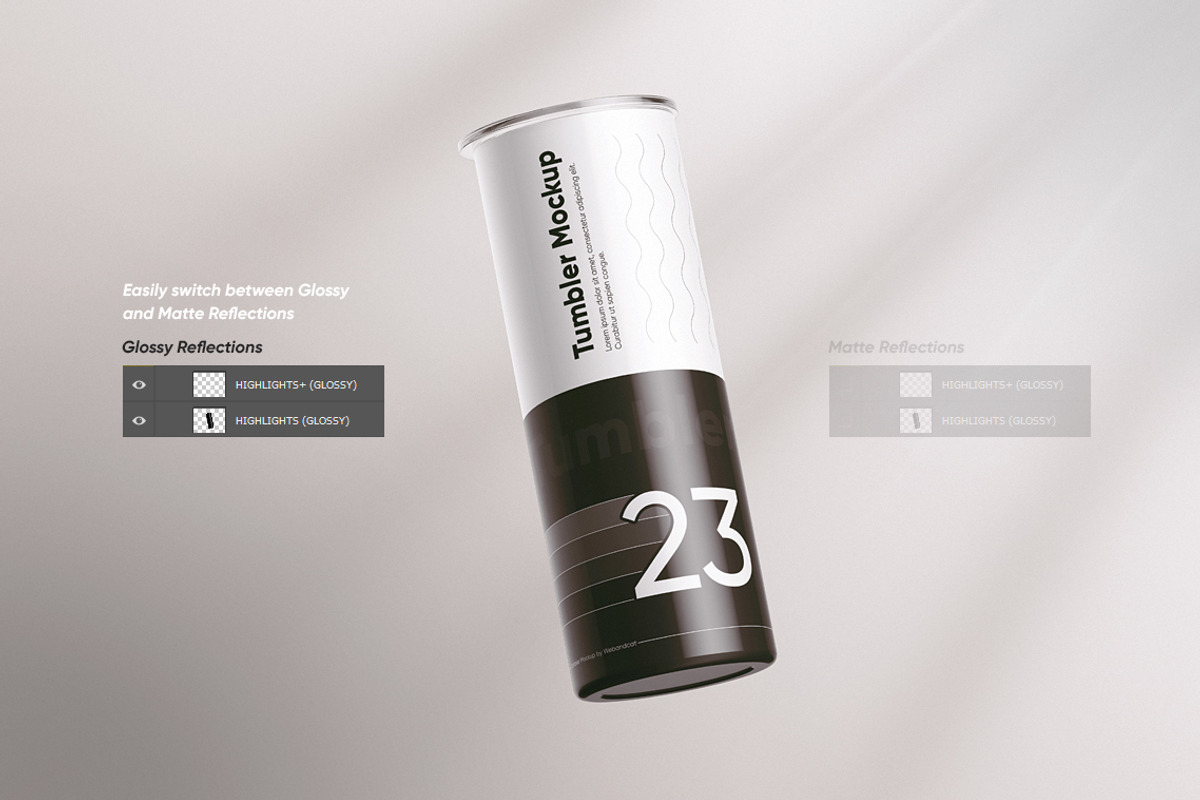 Tumbler Mockup, a Cups & Container Mockup by WebAndCat (Photo 7 of 16)