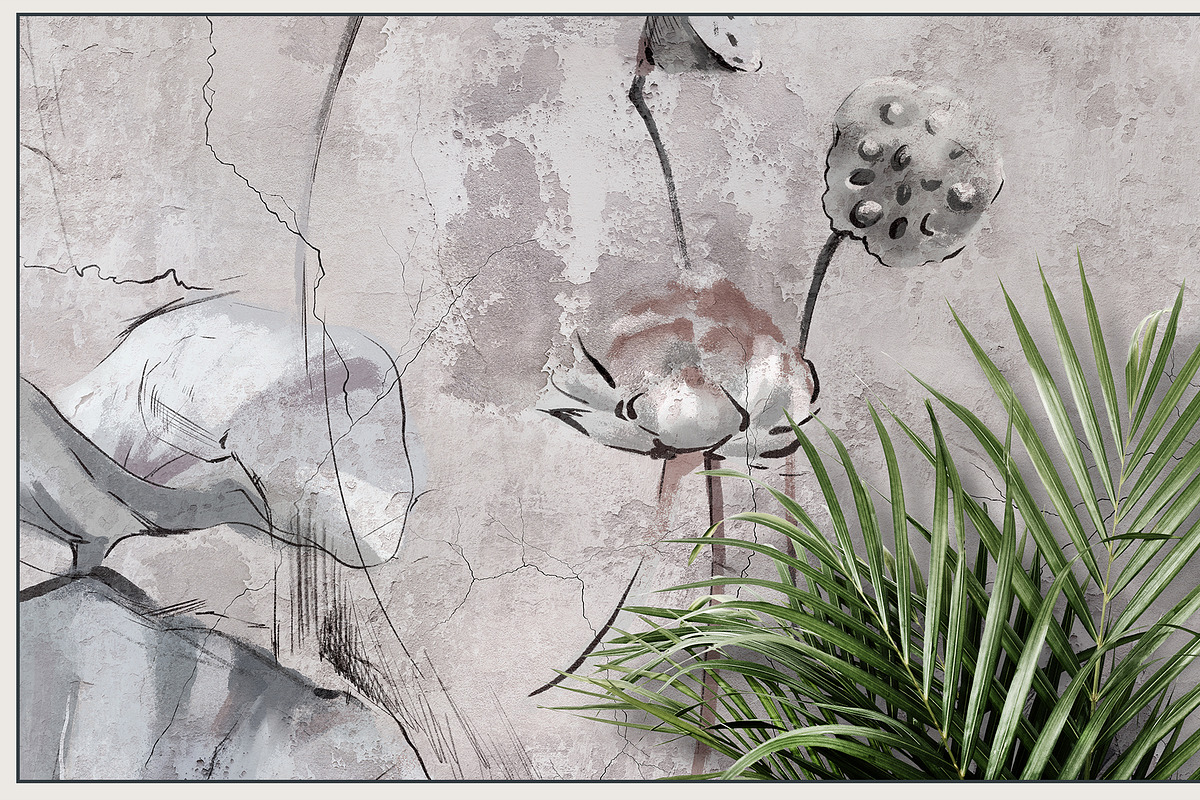 Fresco collection WATER LILIES, a Wallpaper Graphic by Natalia0307 (Photo 16 of 18)