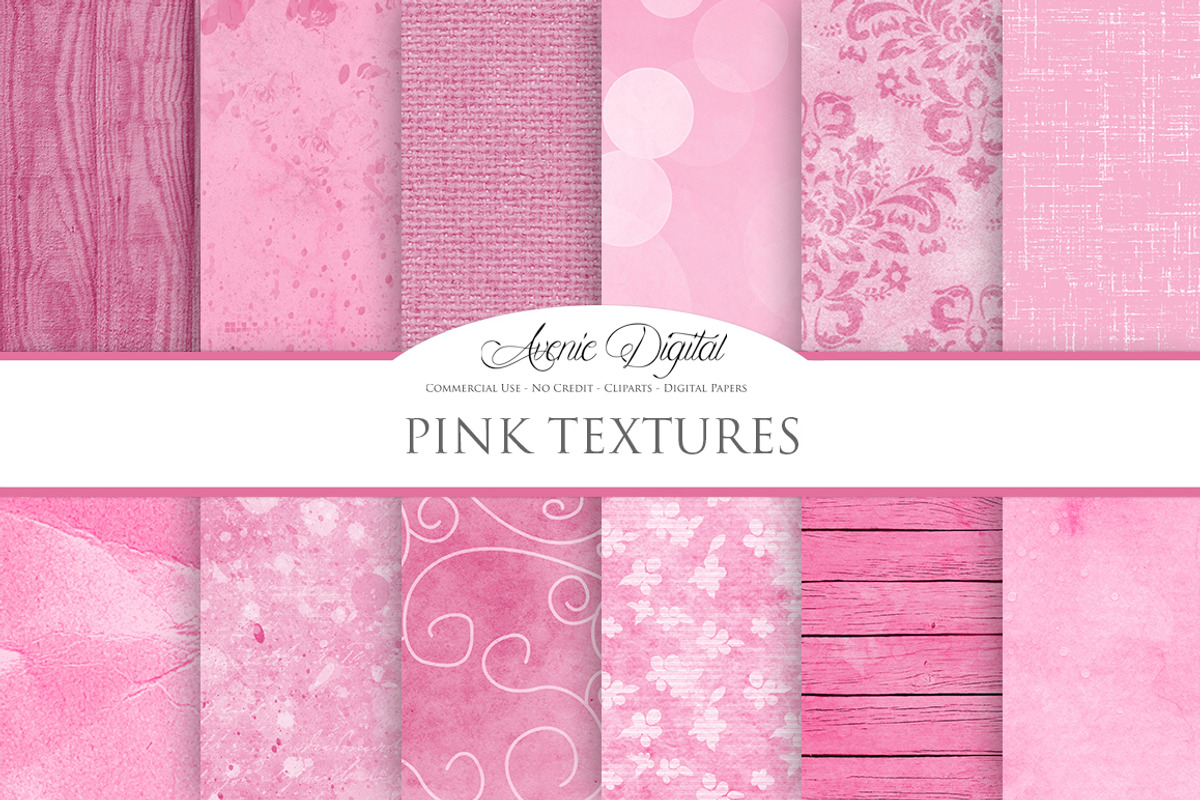 Pink Background Textures, a Texture Graphic by Avenie Digital