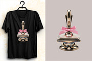 Watercolor Silver Pink Christmas Cli, an Illustration by SVGArt (Thumbnail 3 of 8)