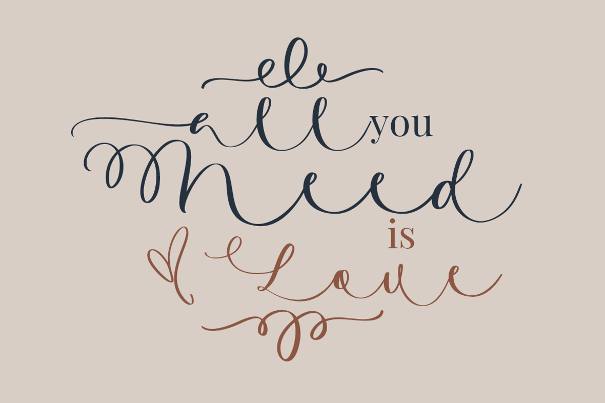 Curly Script | A Handwritten Font, a Script Font by Colllab Studio (Photo 4 of 19)
