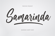 Samarinda, a Script Font by NJ Studio (Thumbnail 1 of 10)