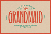 Grandmaid Condensed Font, a Sans Serif Font by Martype (Thumbnail 1 of 9)