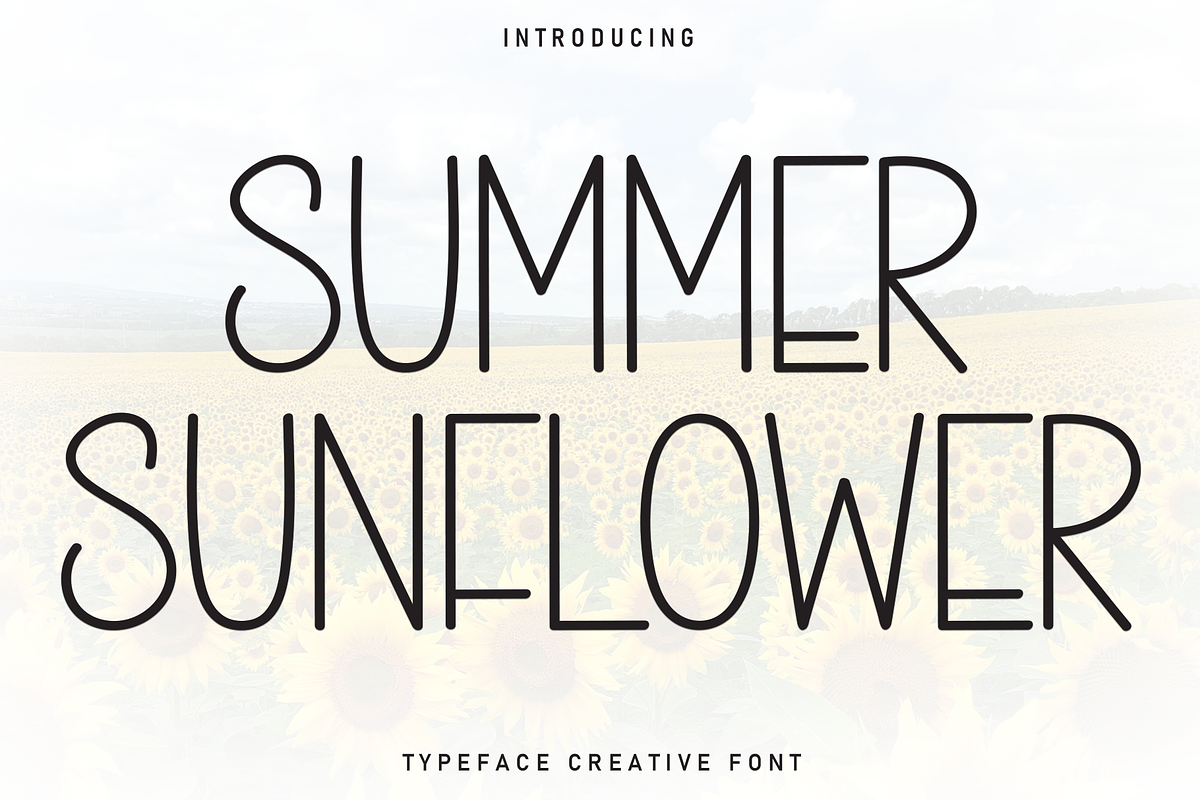 Summer Sunflower | Script Font, a Script Font by Scratchones (Photo 1 of 8)
