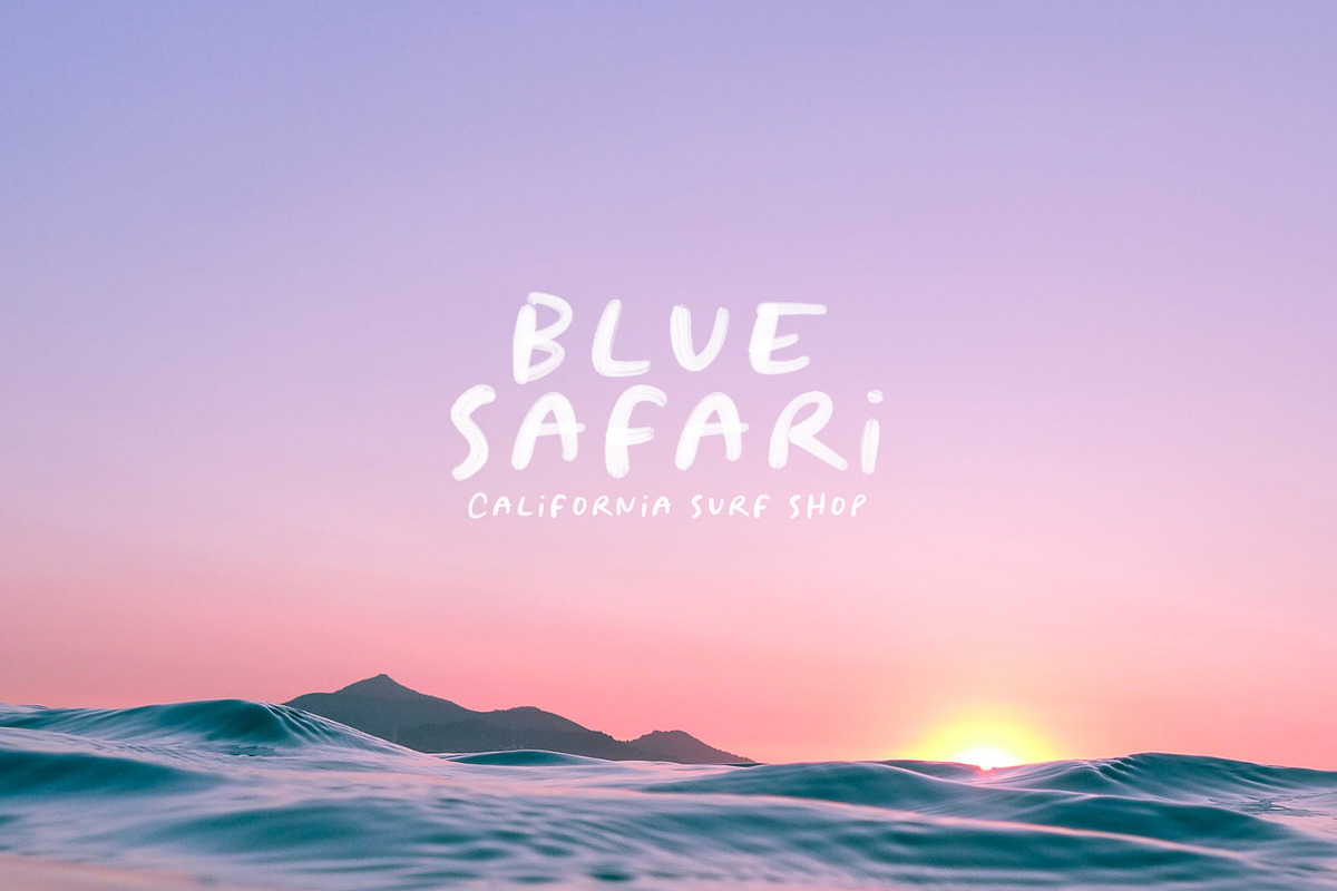 Simple Pleasures | Watercolor SVG, a Sans Serif Font by Callie Rian & Co. (Photo 8 of 10)