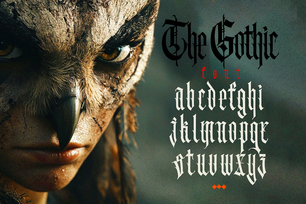 Gothic vector letters - 031, an Object Graphic by GeekClick (Photo 5 of 17)