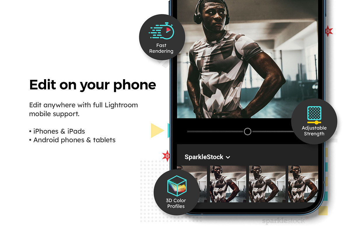 20 Gym Lightroom Presets & LUTs, a Preset Add-On by SparkleStock (Photo 6 of 9)