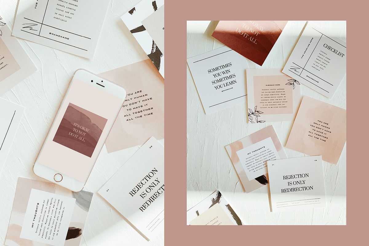 Modern Art Instagram Post Template, a Social Media Template by Brighten Made (Photo 4 of 4)