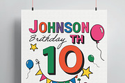 Birthday Flyer Design Template, a Flyer Template by MightyDesign (Thumbnail 2 of 8)