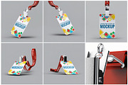 Lanyard Name Badge Tag Mock-up, an Advertising Mockup by Se٧enStudio (Thumbnail 7 of 10)