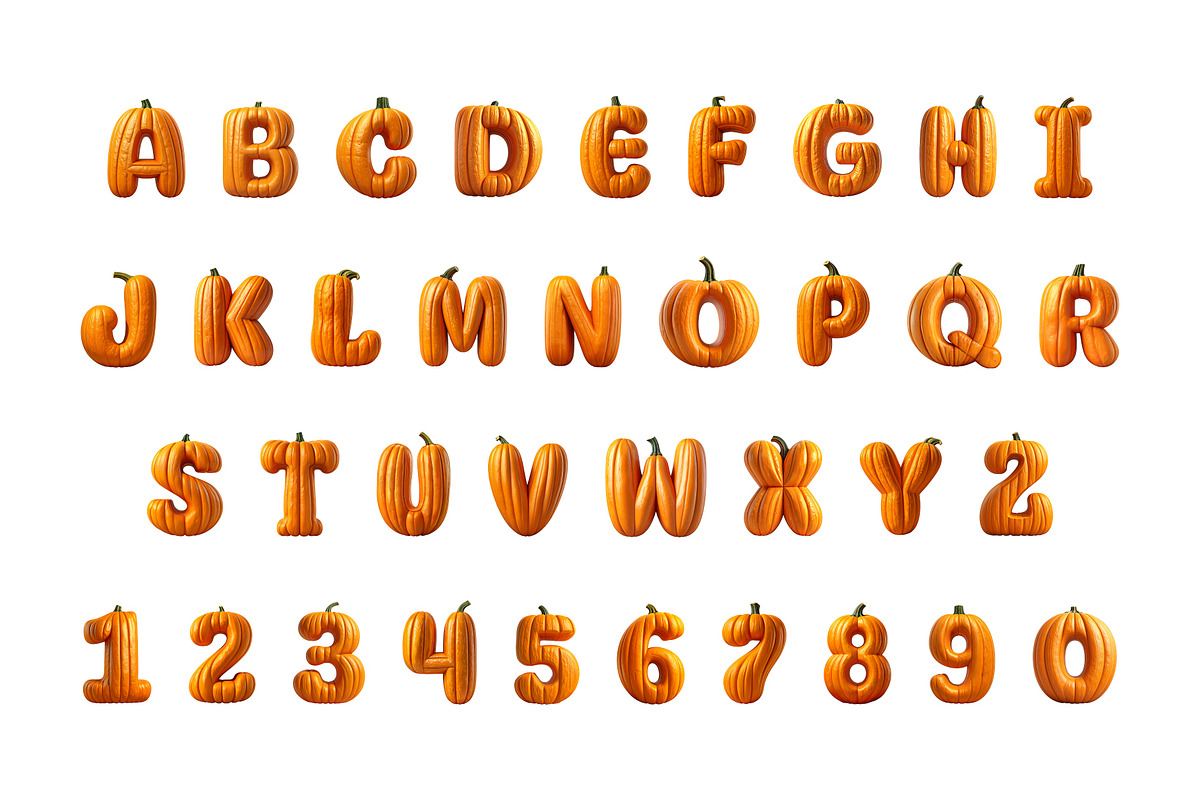 Pumpkin, a Symbol Font by Loudoun Design Co. (Photo 2 of 6)