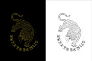 (LION,TIGER,DEER,RABBIT,WOLF) VECTOR, an Illustration by Ben studio (Thumbnail 2 of 6)