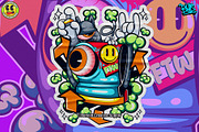 RUBBER AND CANS, a Work Illustration by Behold creative supply (Thumbnail 3 of 3)