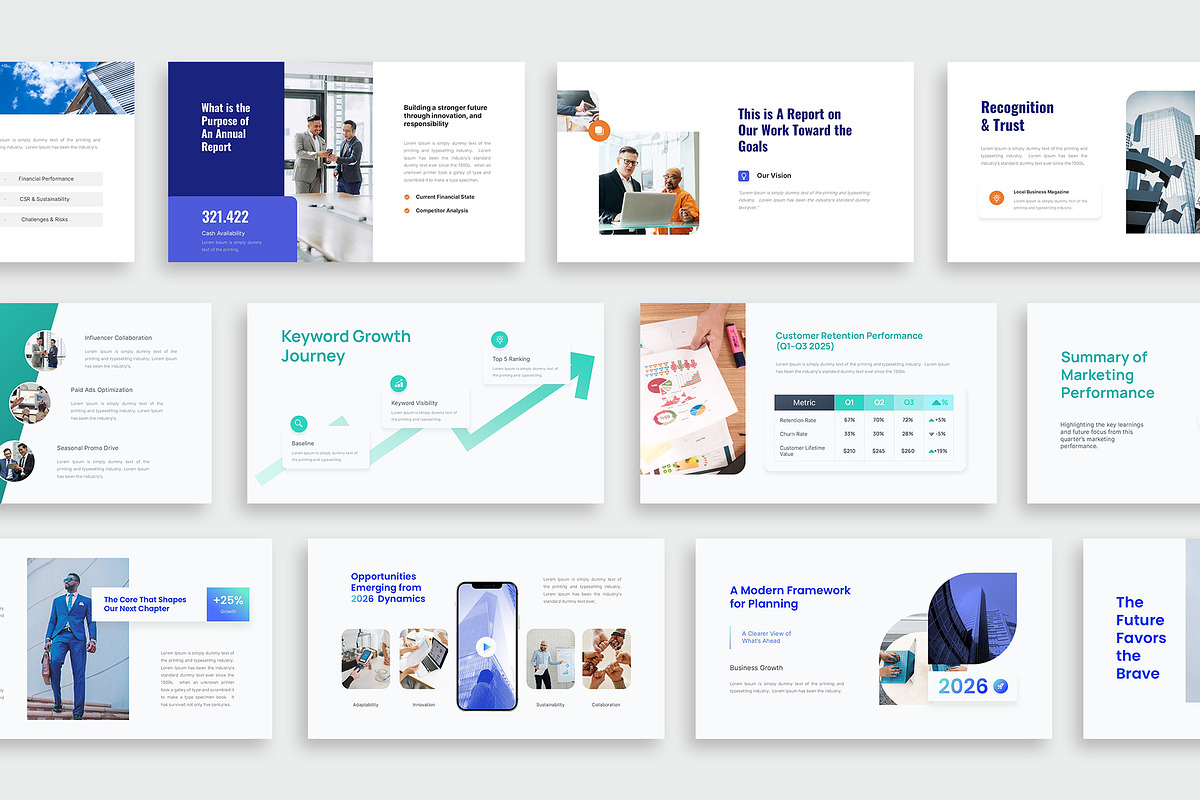 Business Growth PowerPoint Bundle, a Presentation Template by New Coral Design (Photo 3 of 6)