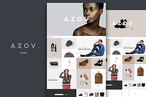 Azov - Fashion eCommerce PSD