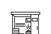 42 Luxury Spa Icon Set, an Outline Icon by adenpinkstore (Thumbnail 13 of 16)