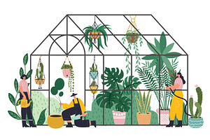People working in planting, a Graphic by winwin.art