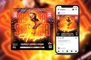 Summer Party Flyer Template, a Flyer Template by FlyerPixles(SP11) (Thumbnail 1 of 3)