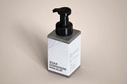 Soap Dispenser Square Bottle Mockup, a Packaging Mockup by Muhazdinata (Thumbnail 13 of 18)