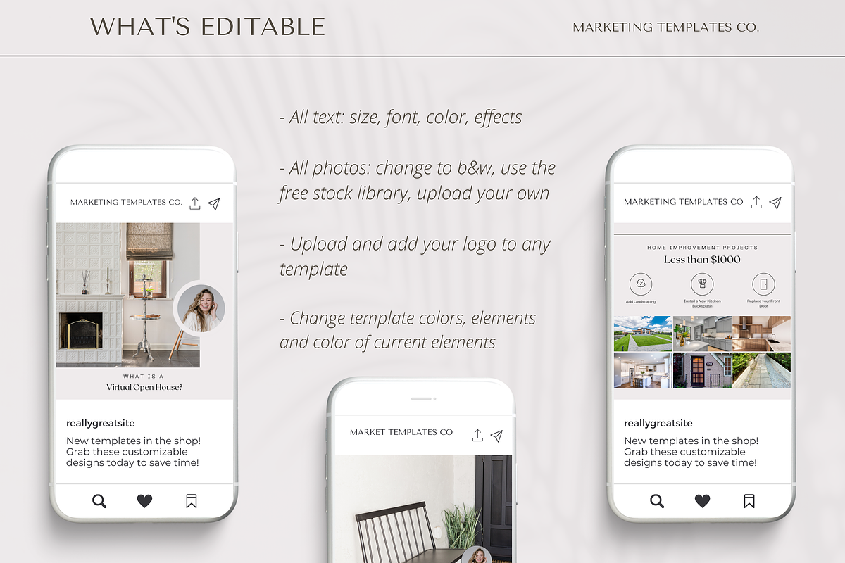October Real Estate Instagram Posts, a Social Media Template by Marketing Templates Co. (Photo 9 of 9)