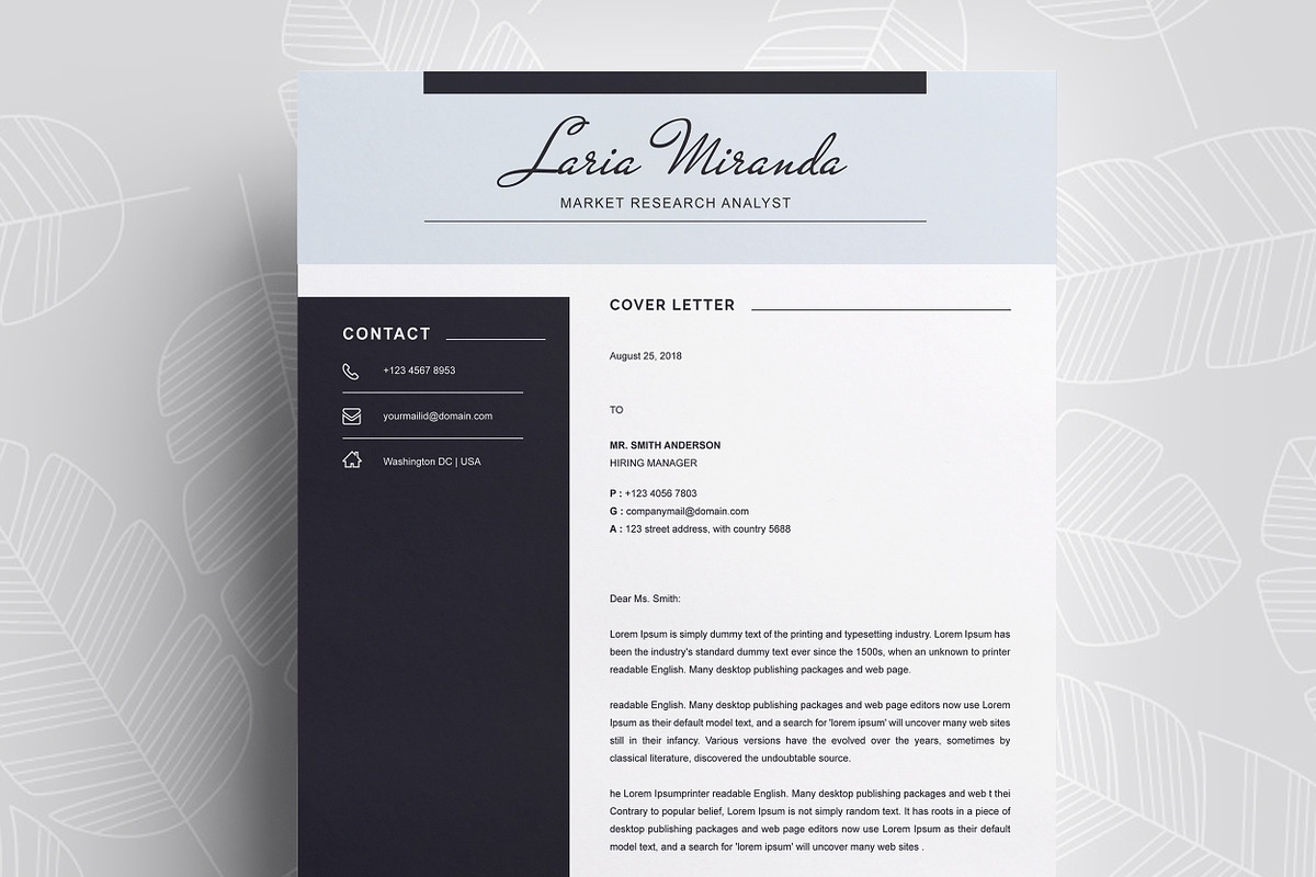 Resume Template, a Resume Template by ResumeInventor (Photo 4 of 6)