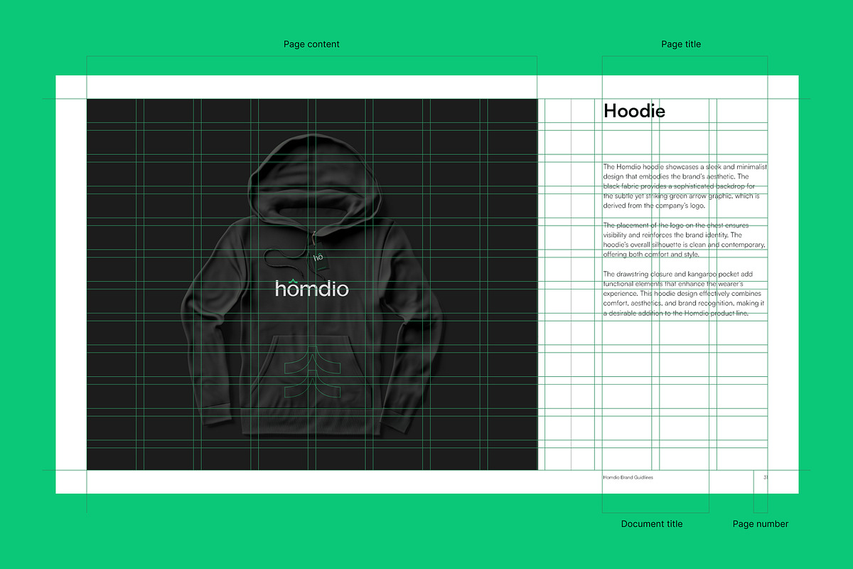 Homdio - Brand Guidelines Template, a Branding & Logo Template by Hamdi Designs (Photo 3 of 9)
