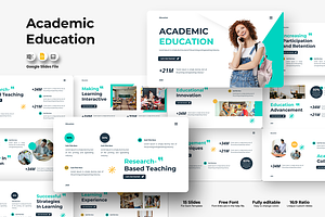 Academic Education - Google Slides, a Presentation Template by QR Design Studio