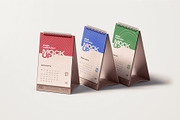 Vertical Desk Calendar Mockup Set, a Print Template by mockupatelier (Thumbnail 6 of 11)