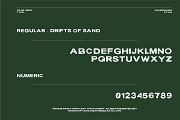 Drifts Of Sand - Retro Vintage Font, a Font by Hanstype.com (Thumbnail 2 of 10)