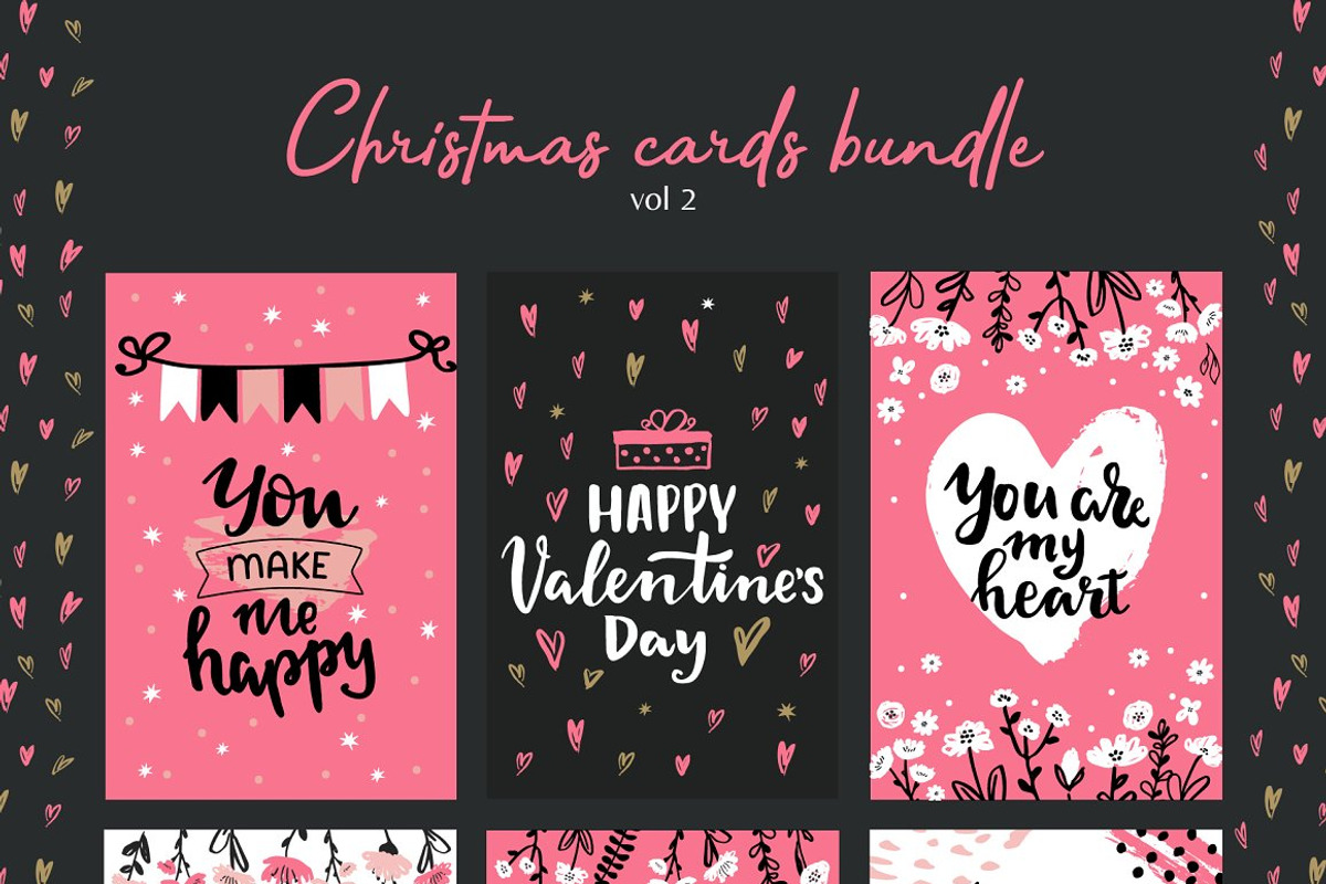Valentine's Day bundle, a Background Graphic by Cozy pattern shop (Photo 7 of 10)