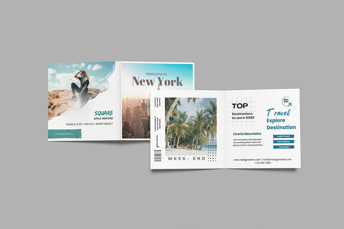 High Quality Square Bifold Mockup, a Brochure Template by lamorastudio (Photo 11 of 11)