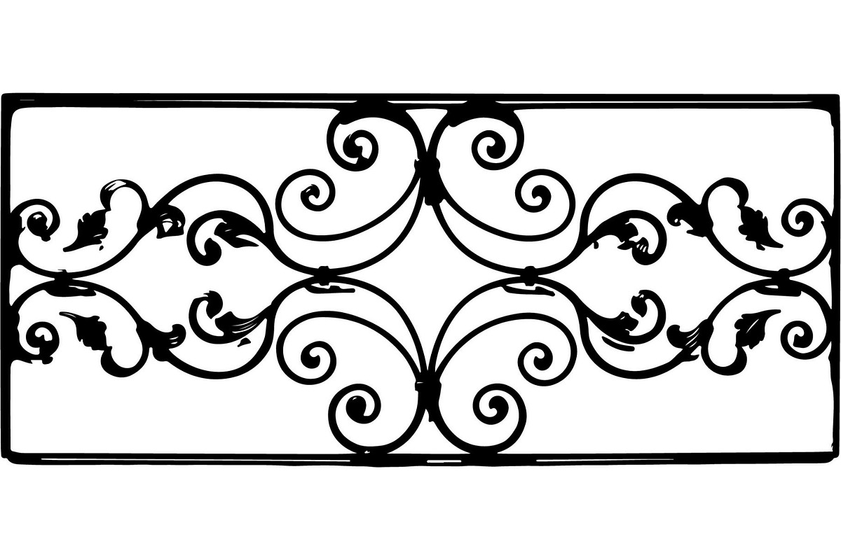 Decorative Scrollwork Panel Designs, a Decorative Illustration by Designer_Momina (Photo 14 of 20)