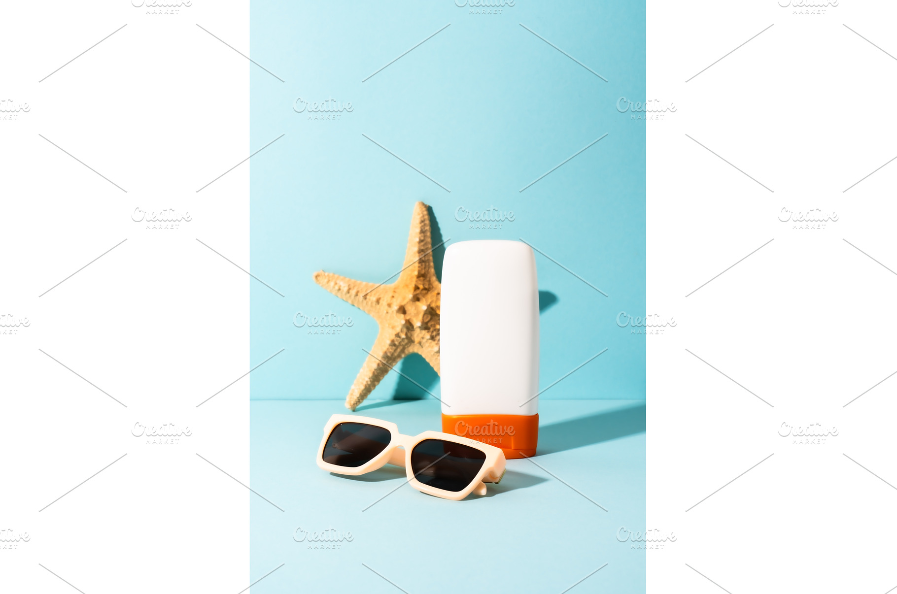 Sunglasses, sunscreen and sea shell, a Holiday Photo by Nadia-nb