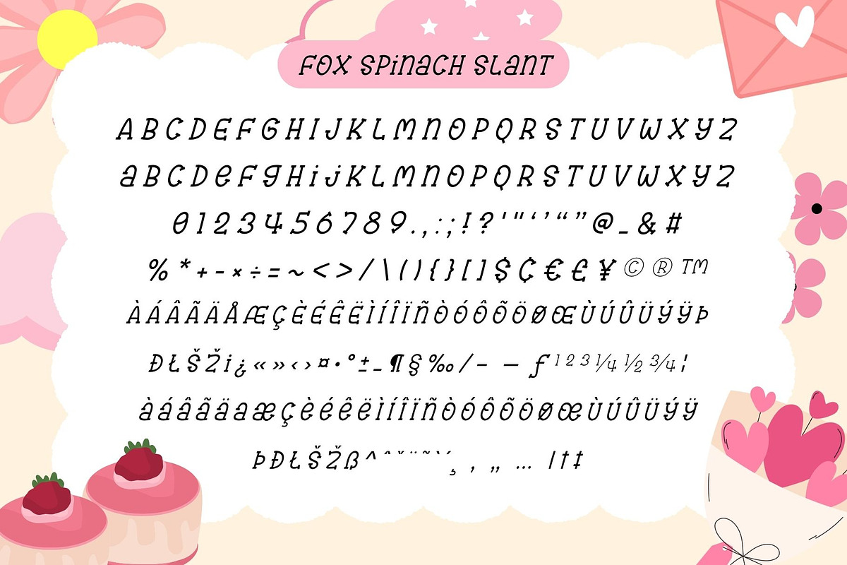 Fox Spinach 5 Font Styles, a Handwritten Font by Fox7 By Rattana (Photo 12 of 13)