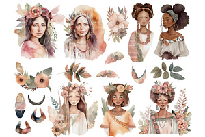 Beautiful Mama Clipart Collection