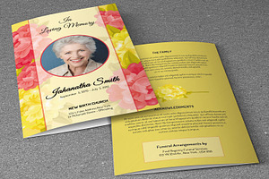 Funeral Program Template-V227