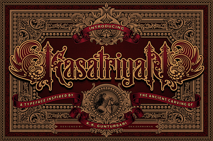 Kasatriyan Ancient Typeface
