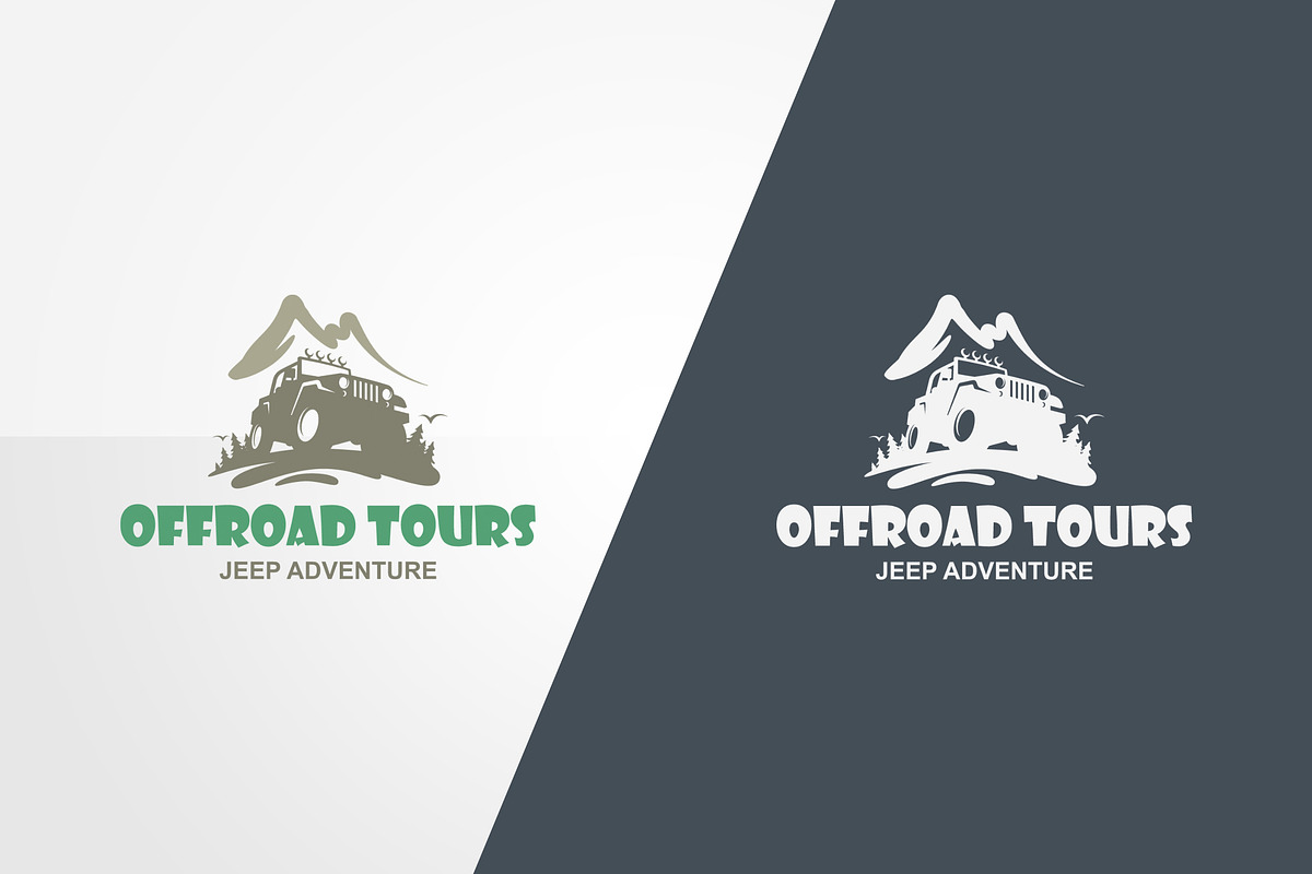 Jeep Adventure Logo Template, a Branding & Logo Template by floringheorghe (Photo 2 of 2)