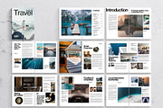 Travel Magazine Template, a Magazine Template by DesignCrest (Thumbnail 11 of 13)