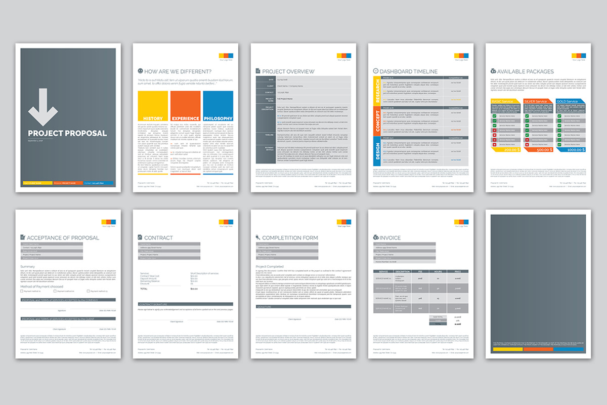 Proposal Contract & Invoice, a Brochure Template by Andre28 (Photo 9 of 9)